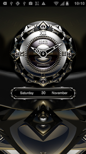 PEARLMOON Luxury Clock Widget Screenshots 1