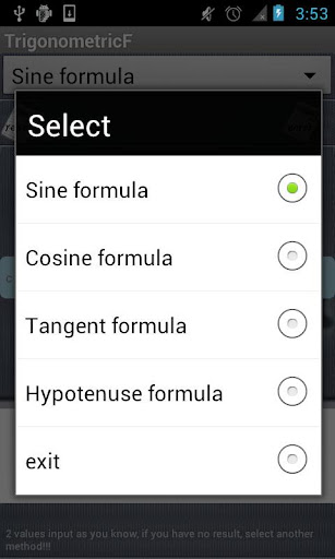 Trigonometric functions