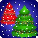 Colorful Christmas Tree mobile app icon