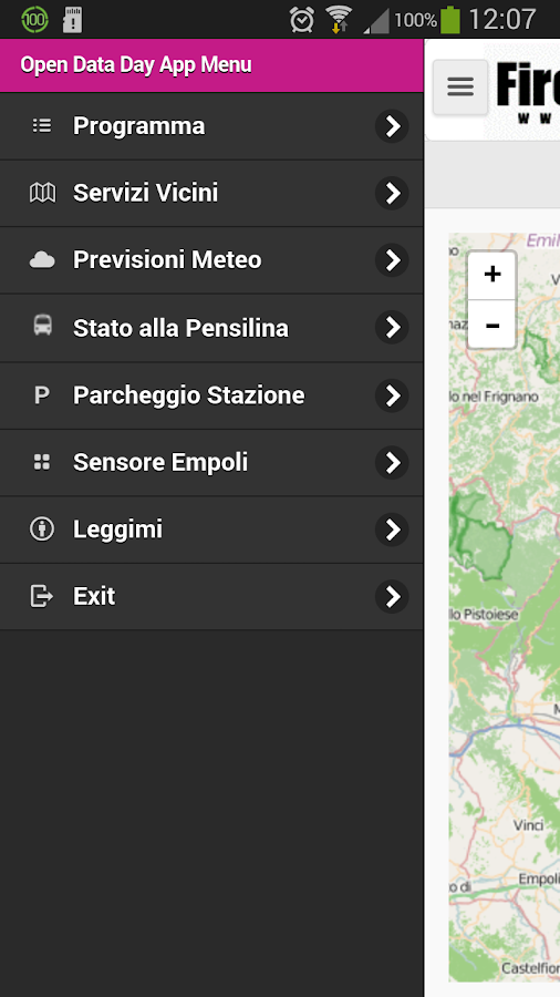 Firenze Open Data Day 2015 - screenshot