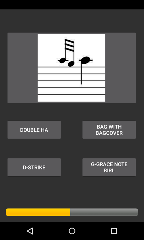 Android application Bagpipe Tutor Pro screenshort