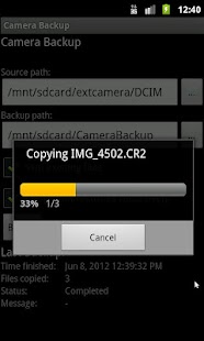 Free Camera Backup Trial APK for Android