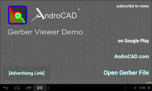 AndroCAD: Gerber Viewer Demo