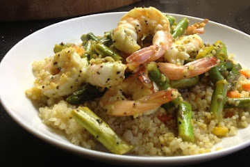 Lemony Shrimp and Quinoa