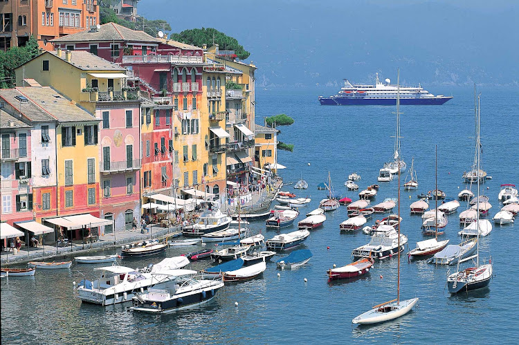 Visit the charming port city of Portofino, Italy, on a SeaDream cruise.
