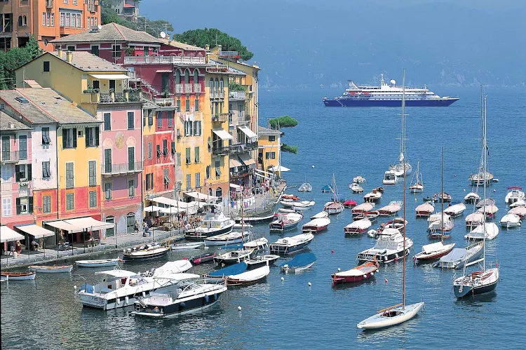 Visit the charming port city of Portofino, Italy, on a SeaDream cruise.