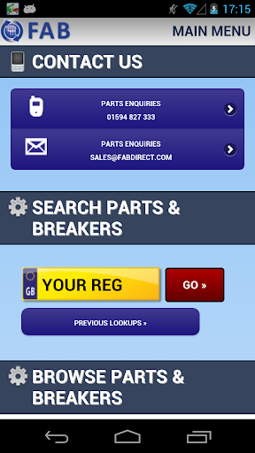 【免費生活App】FAB Car Parts & Breakers-APP點子