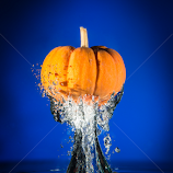 Pumkin on the water by Rusty Nelson -  