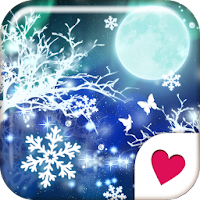 かわいいきせかえ壁紙 幻想的な冬の夜 Androidアプリ Applion