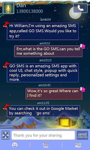 GOSMS Pro Mild Winter Theme v1.0