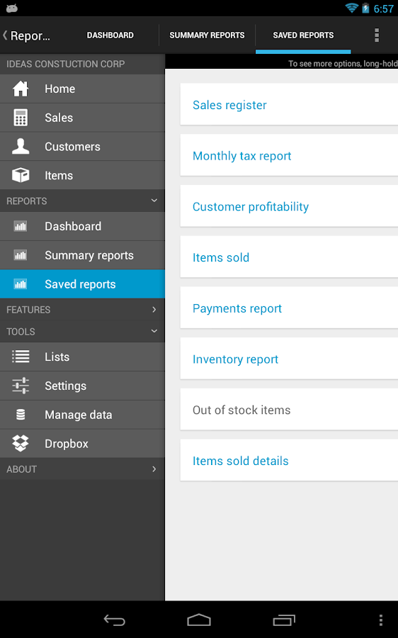 MobileBiz Pro - Invoice App - screenshot