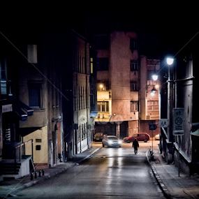 by Denis Burin - City,  Street & Park Street Scenes