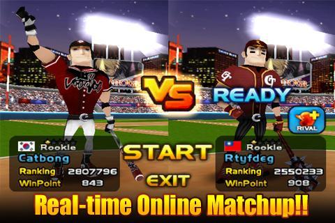 Android application Homerun Battle 3D screenshort