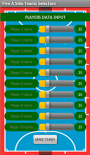Lastest Five A Side Selection Team APK for PC