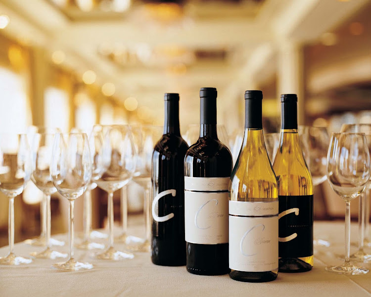 A fine selection of C Wines awaits you on board Crystal Symphony.