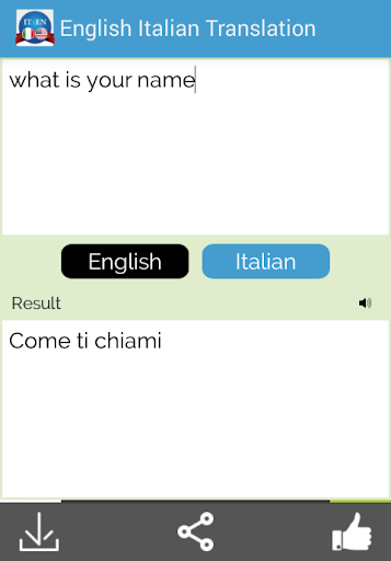 Italian English Translator