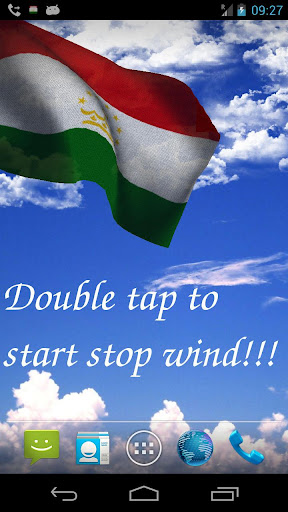 3D Tajikistan Flag LWP