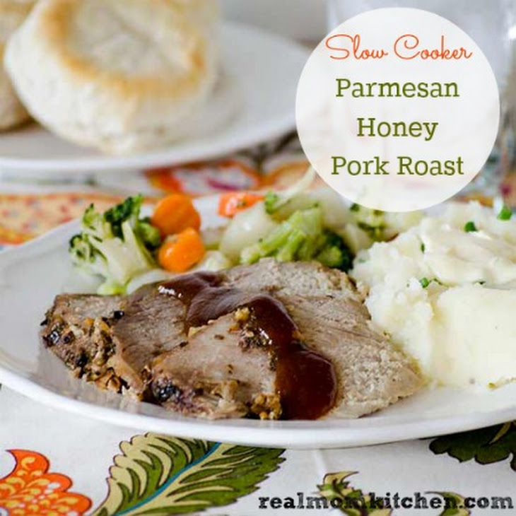 roast cooker pork recipe slow Parmesan Slow Pork Honey Roast Cooker
