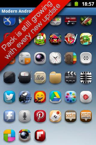 modern android icon pack download