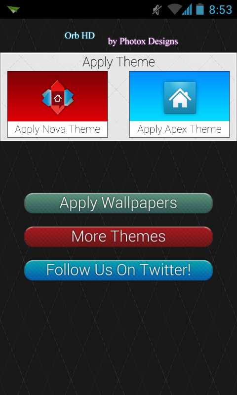 Orb HD Apex Nova Theme - screenshot