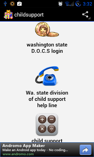 child support wa. state