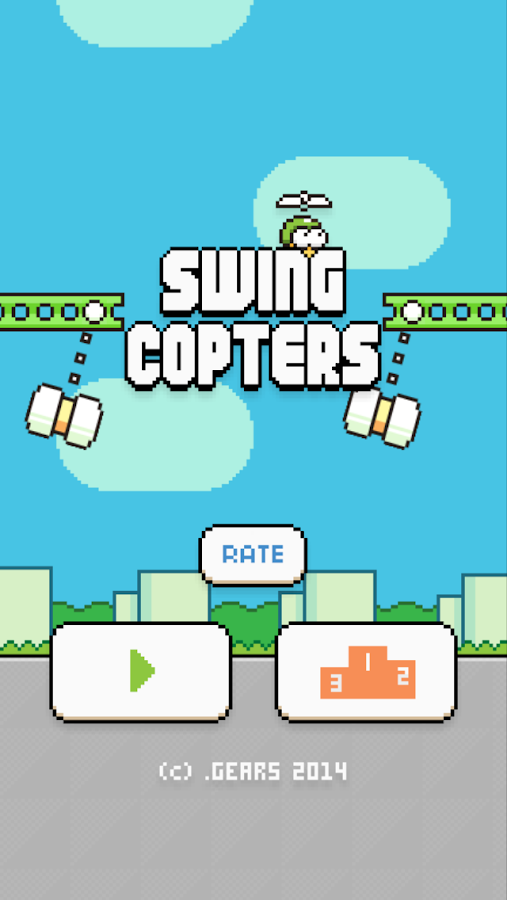 Swing Copters - screenshot