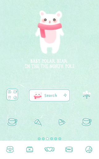 baby polar bear dodol theme