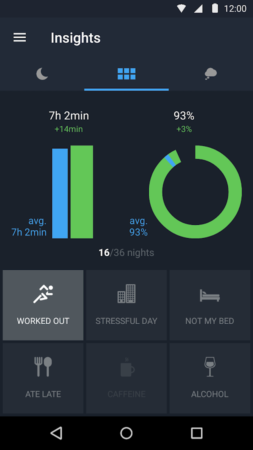 Sleep Better with Runtastic - screenshot