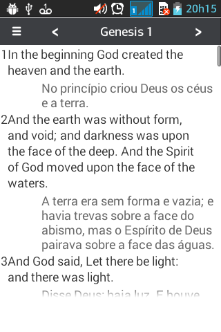 Bíblia Português - Inglês
