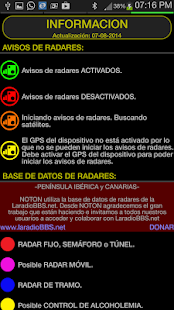 Avisador de radares NOTON Screenshots 1