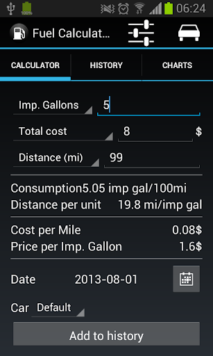 Fuel Calculator