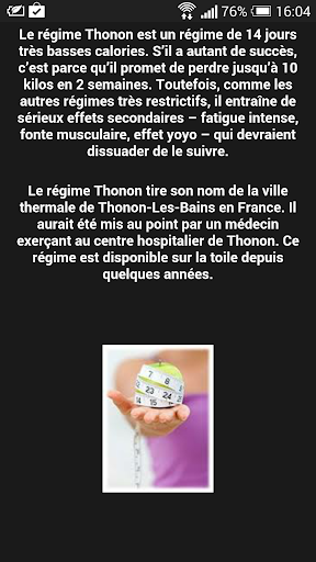 Le régime Thonon