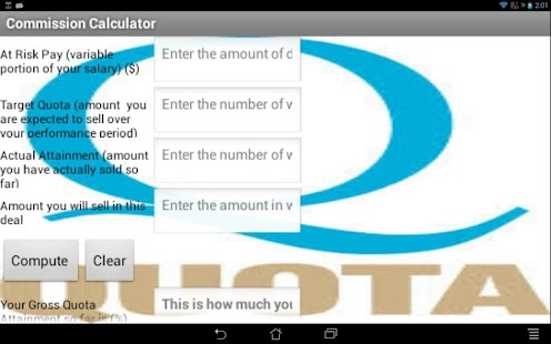 How to install Quick Commissions Calculator 1.5 mod apk for bluestacks