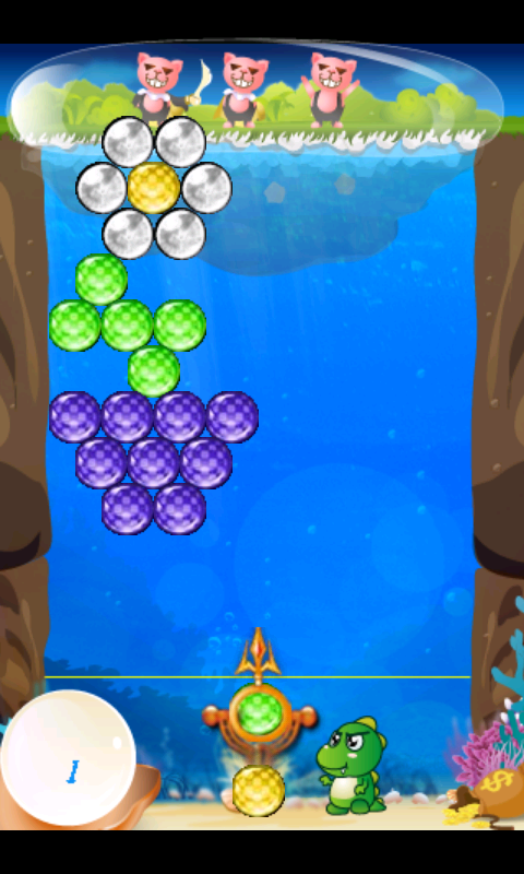 Android application Bubble Shooter screenshort