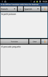 Fr-Es Offline Voice Translator - náhled