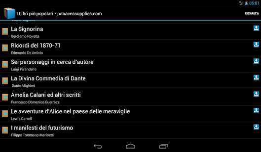  Libri gratis in italiano- miniatura screenshot  