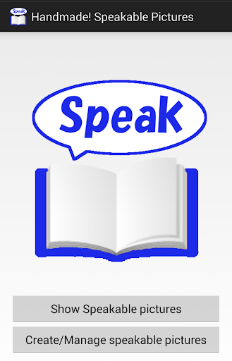 Speakable picture for toddler