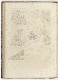 Acht ornamenten met bladranken