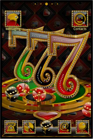Android application ADW Theme Golden Casino screenshort