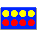 Line of 4 - Free icon