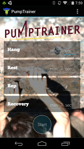 PumpTrainer: Hangboard Trainer