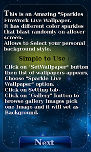 How to install Sparkles Firework Wallpaper 1.3 apk for android