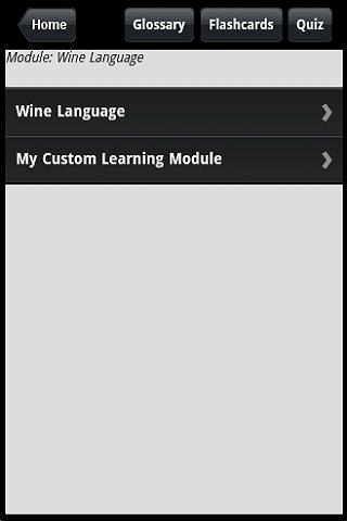 Wine Language Pocket Guide Screen 2