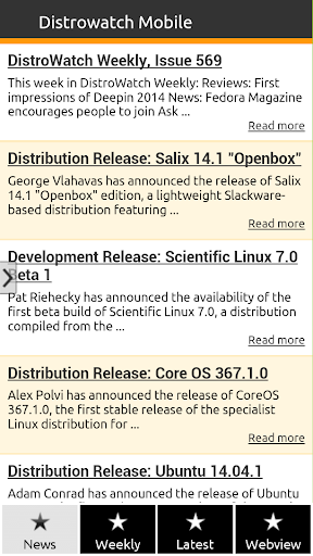 DistroWatch Mobile - Linux BSD