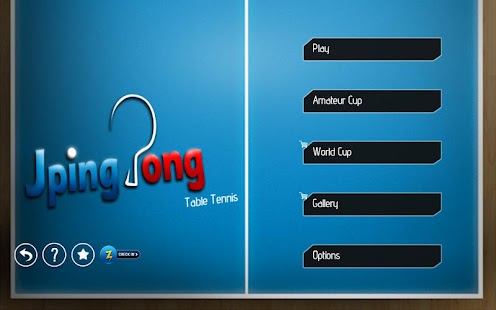 JPingPong Table Tennis Free Screenshots 0