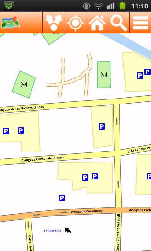 Andorra Offline mappa Map Screen 3