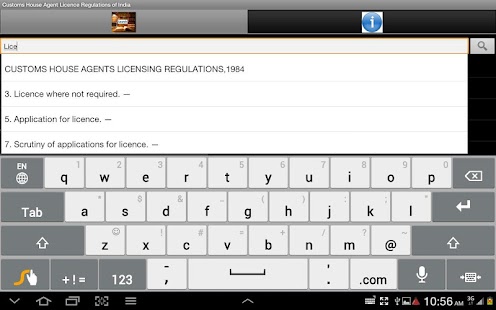 Custom House Agent Regn,India Screenshots 11