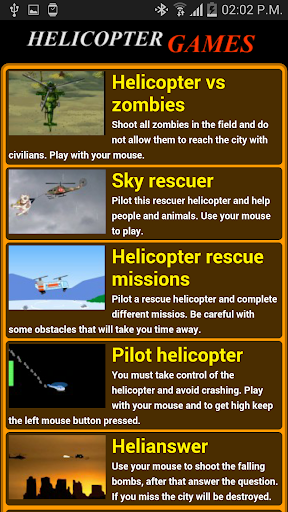 Helicopter games