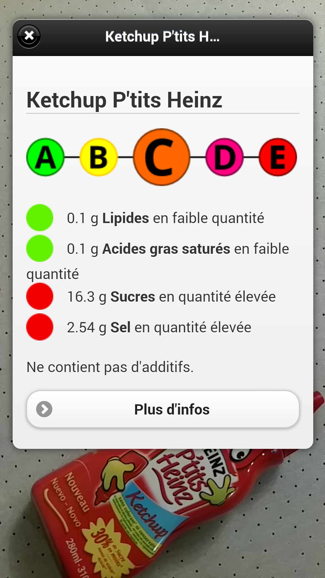 Android application Open Food Facts  - Eco-Score & Nutri-Score screenshort