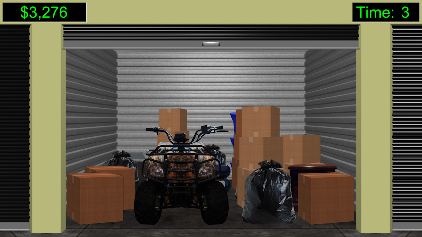 Storage Auction Screen 1